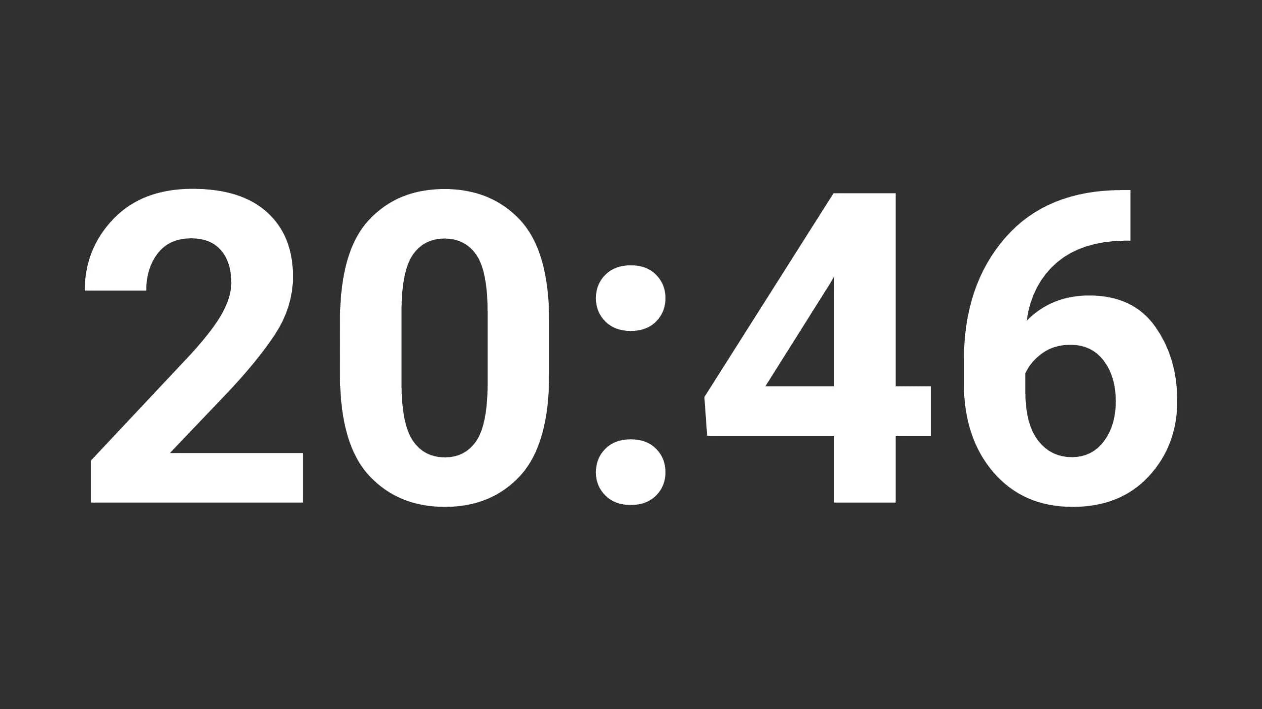 Digital Table Clock