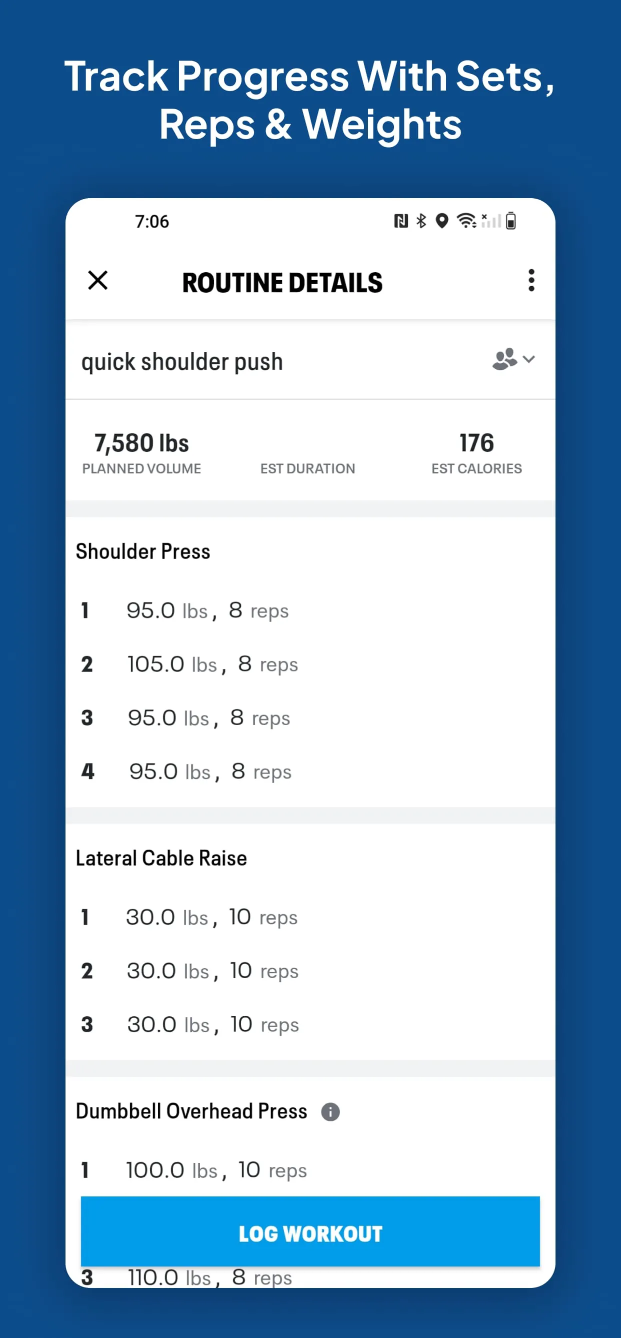 Map My Fitness Workout Tracker