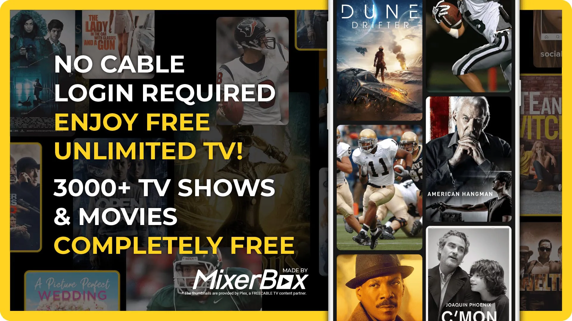 FREECABLE© TV App