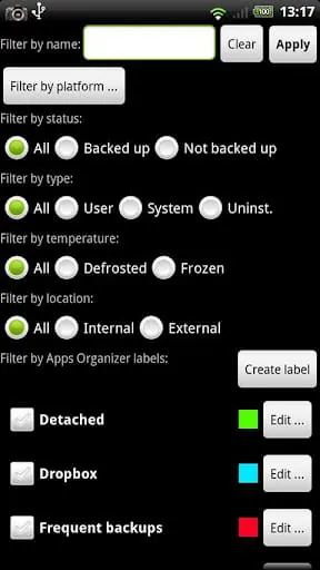 Titanium Backup (root needed)