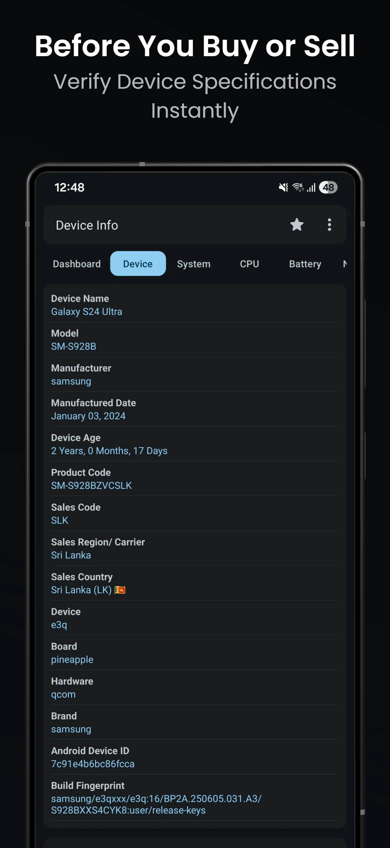 Device Info