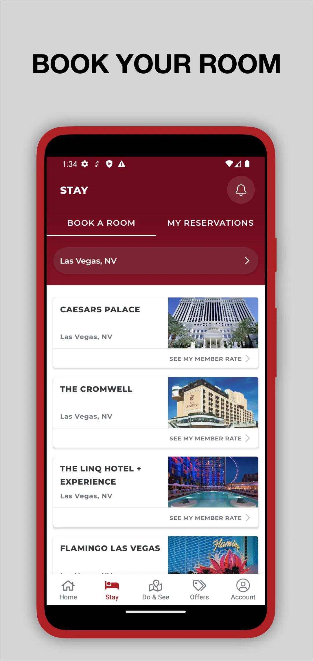 Caesars Rewards Resort Offers