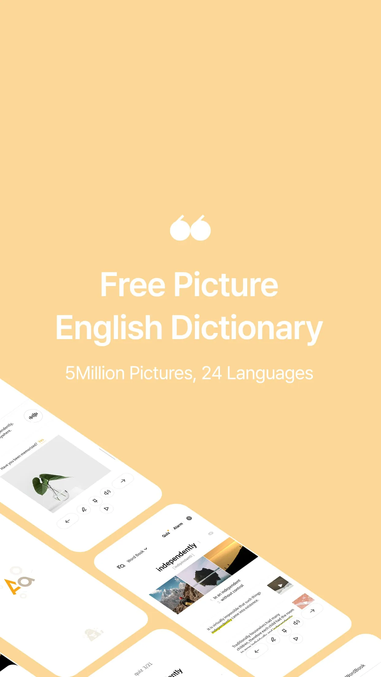 Lockscreen English Word Alarm