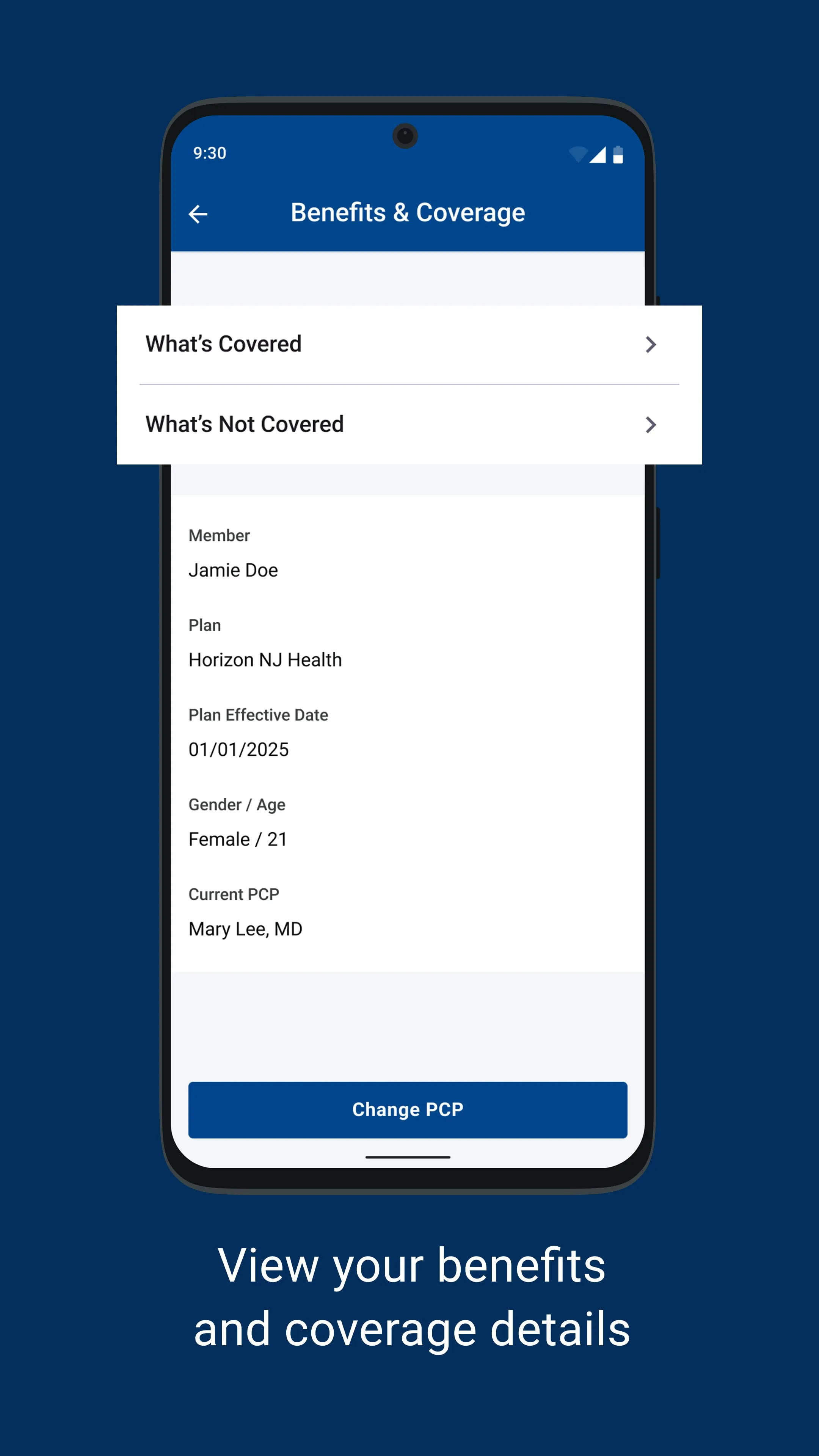 Horizon NJ MyCare