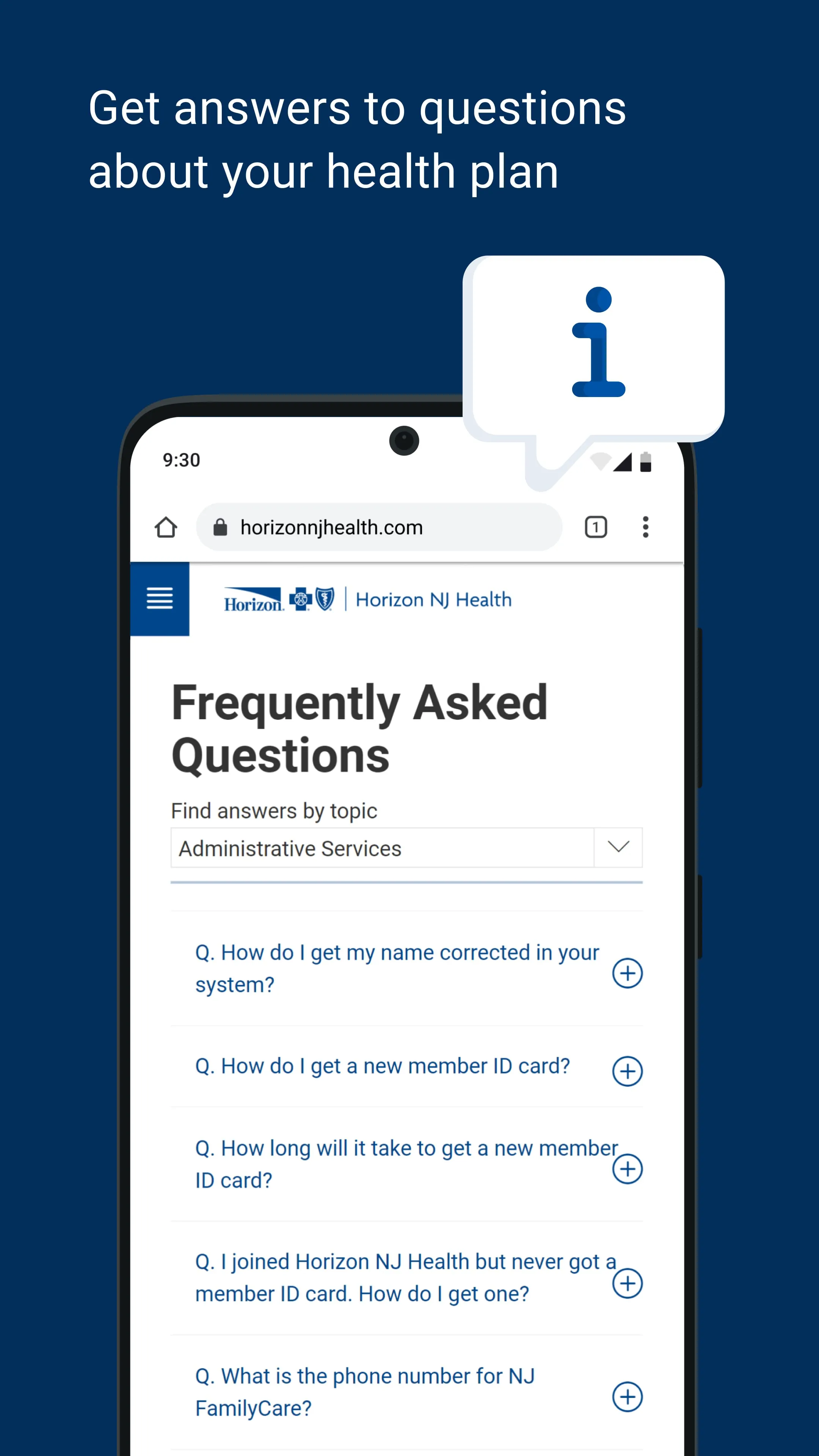 Horizon NJ MyCare