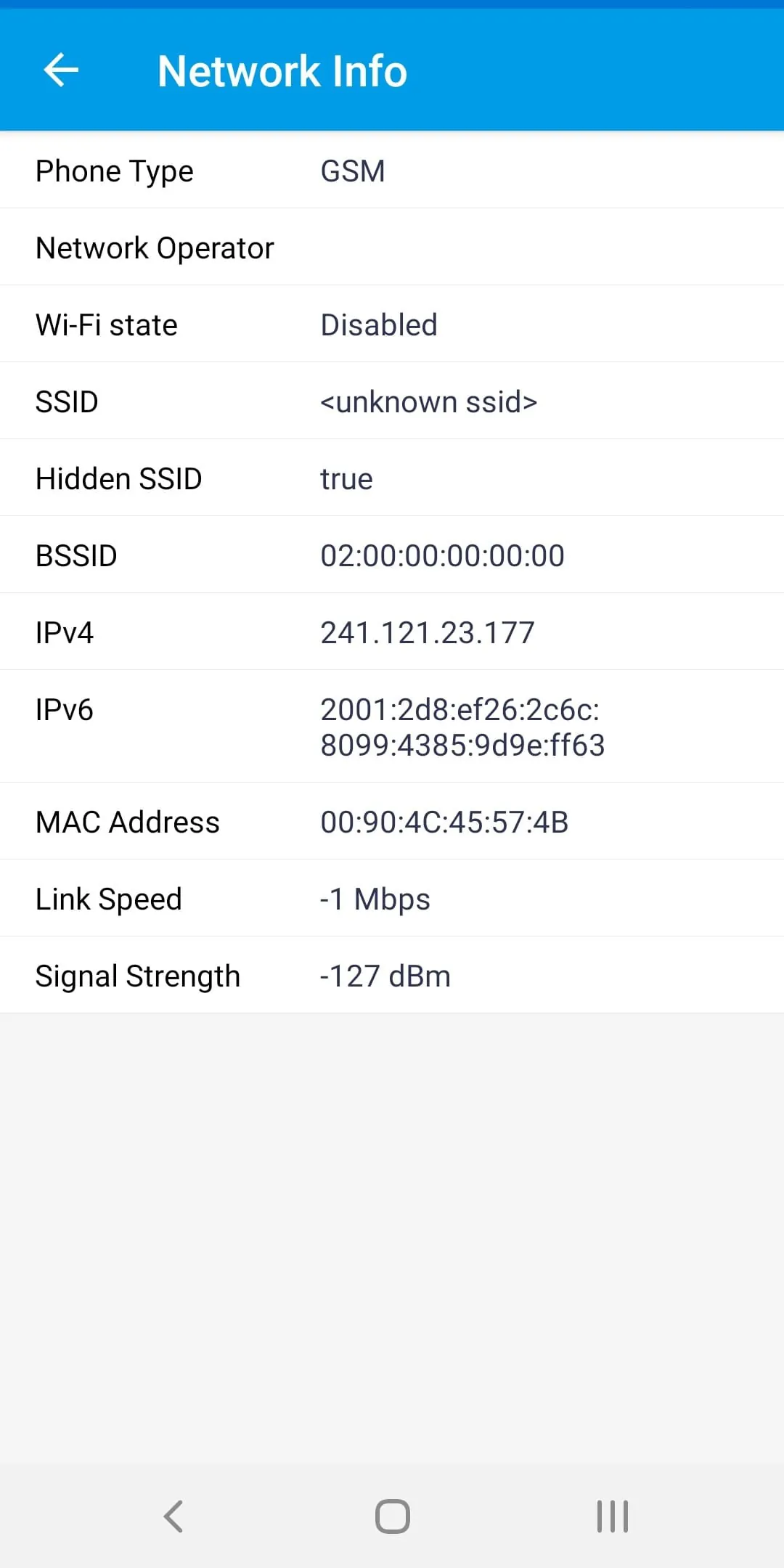 My IP Address