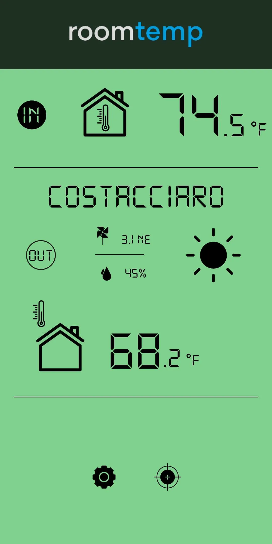 Room thermometer