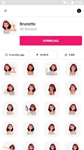 3D Emojis Stickers