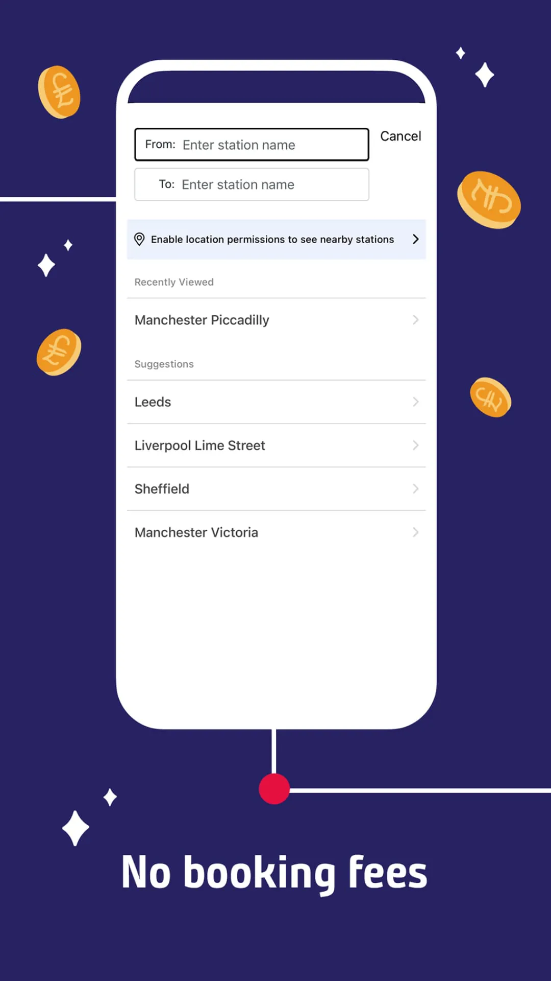 Northern train tickets & times