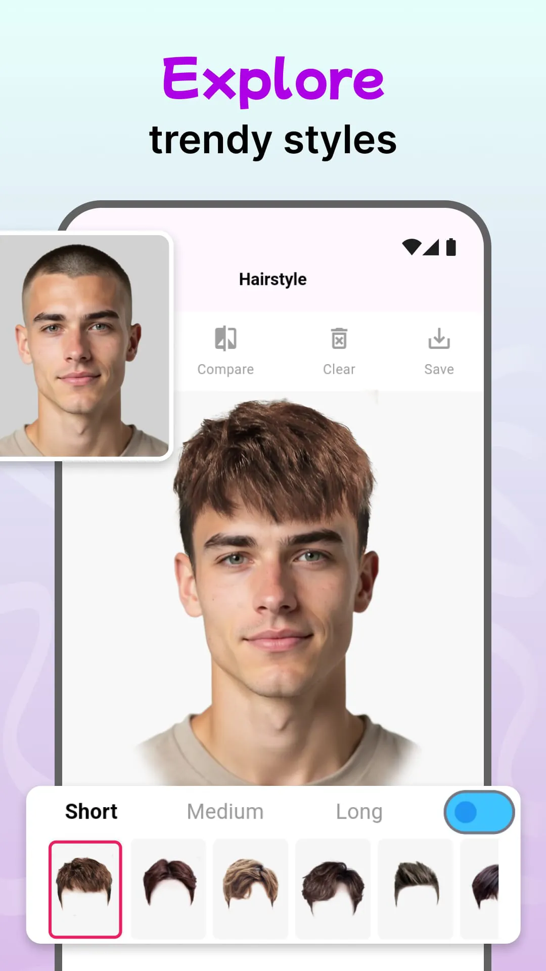 Modiface Haircut：Hair Makeover