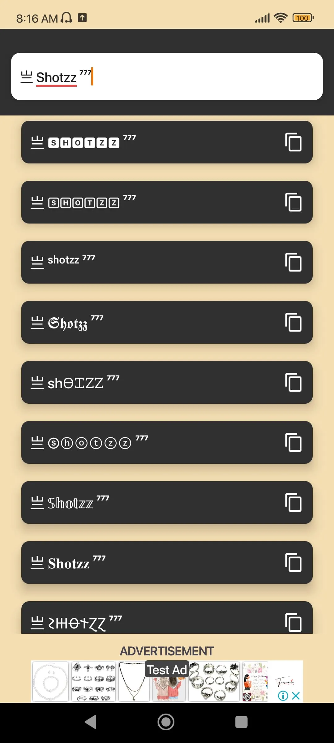 Nickname Maker