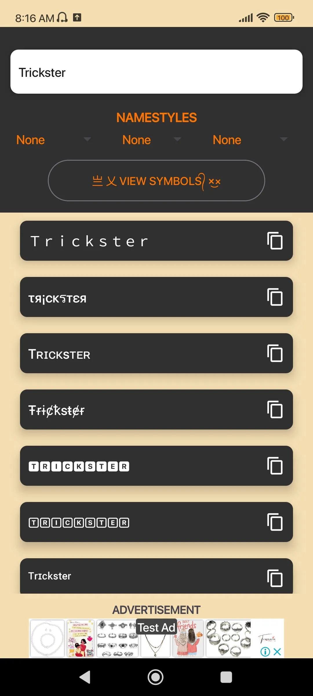 Nickname Maker