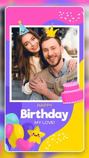 Birthday Photo Frame 2025
