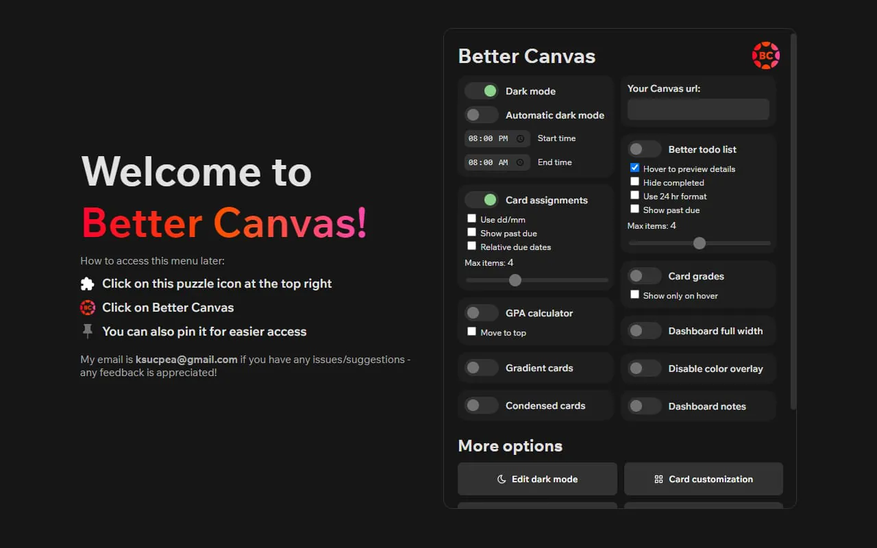 Better Canvas