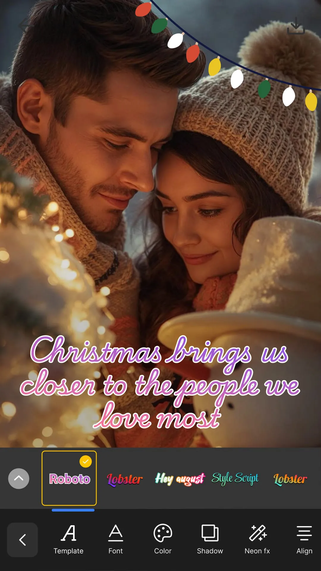 Add Text on Photo