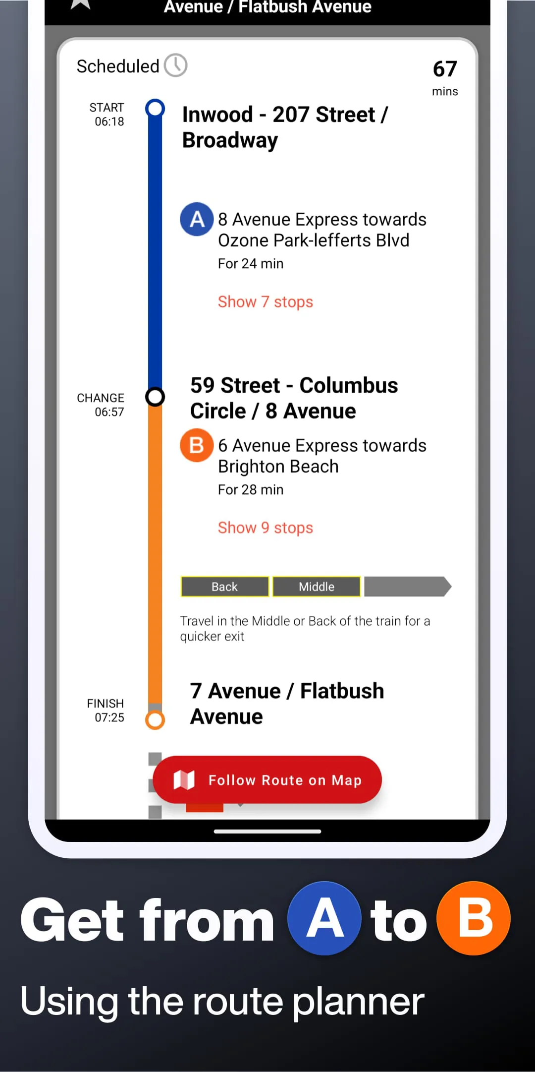 New York Subway MTA Map NYC