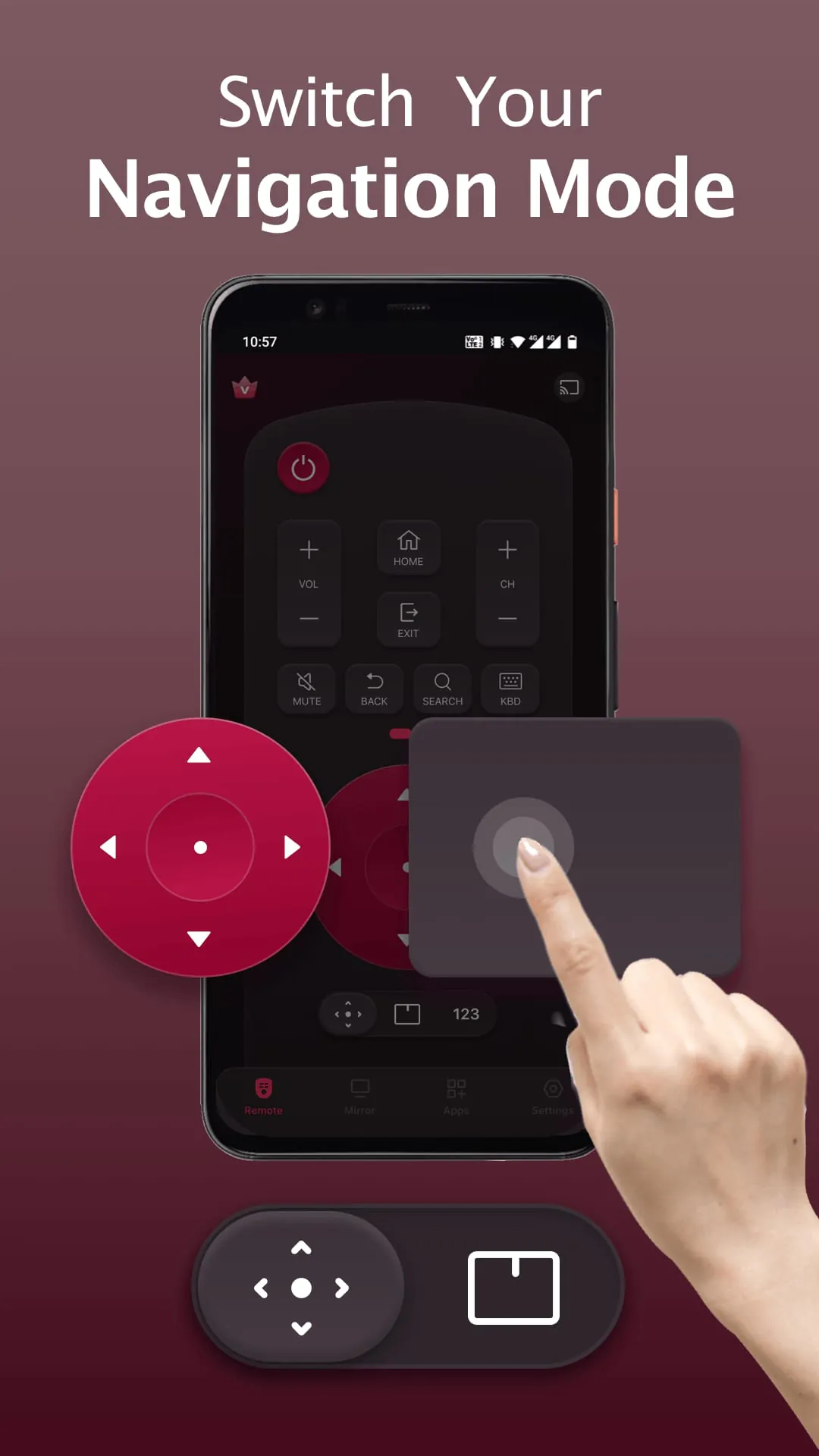 Remote for Smart Web TV