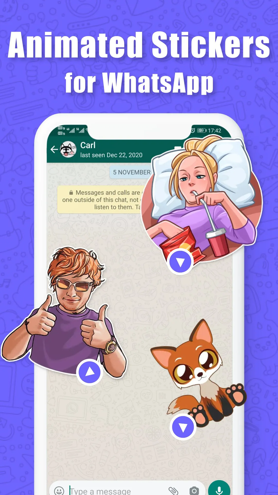 Anim live sticker