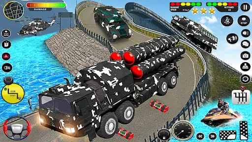 Army Vehicle Transport Truck